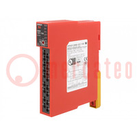 Modul: Biztonsági relé; G9SE; 24VDC; IN: 4; DIN sínre; -10÷55°C