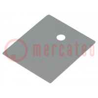 Heat transfer pad: silicone; TO247/1; 0.4K/W; L: 24mm; W: 21mm; 10kV