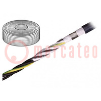 Wire: control cable; chainflex® CFROBOT2; 5G0.75mm2; dark blue