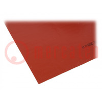 Heating mat; silicone; 600x480mm; 230V; 800W; thermostat