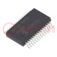 IC: mikrokontroler PIC; 28kB; 32MHz; 2,3÷5,5VDC; SMD; SSOP28; PIC16