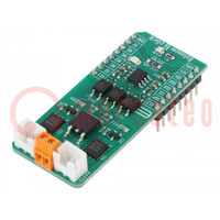 Click board; Prototypenplatine; Komp: MCP3202; 3,3VDC,5VDC