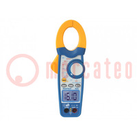 Meter: multifunction; digital,pincers type; LCD; Sampling: 2x/s