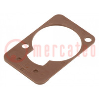 LETTERING PLATE BROWN