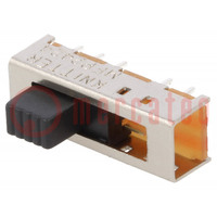 Switch: slide; Pos: 4; 0.35A/30VDC; ON-ON-ON-ON; PCB,THT; -10÷60°C