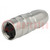 Connector: M16; plug; female; soldering; for cable; PIN: 3; 5A; 250V