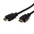 ROLINE Câble HDMI High Speed avec Ethernet, TPE, noir, 2 m