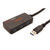 ROLINE USB 3.2 Gen 1 4-Port Hub mit Repeater, schwarz, 10 m