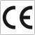 CE-Kennzeichnung auf Rolle, 500 Stück auf Rolle, 2,5 x 2,5 cm