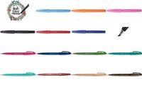 PentelArts Faserschreiber Brush Sign Pen SES15, smaragdgrün (5232364)