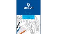 CANSON Transparentpapierblock, DIN A4, 90/95 g/qm, 25 Blatt (5299029)