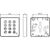 Skizze zu Bluetoothfähige Tastatur Cody Touch, Acryl mit Metallrahmen, schwarz-silber