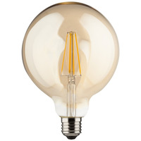 LED-Lampe in Globeform LED-Lampe, Globe, M&Uuml;LLER-LICHT, 400419, G125, 2000K, gold