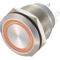 BOUTON-POUSSOIR ANTIVANDALISME TRU COMPONENTS GQ22-11WE/R-G/12V 702492 250 V/AC 0.5 A 1 X OFF/(ON) IP67 À RAPPEL 1 PC(S)