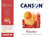 CANSON FIGUERAS - BLOC 10 FEUILLES DE PAPIER HUILE - GRAIN TOILE DE LIN - 30 X 40 CM - 290G/M² - BLANC C31085P003
