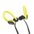 Słuchawki douszne z mikrofonem Czarno-żółte