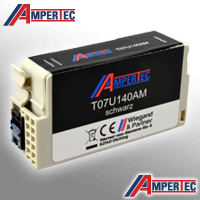 Ampertec Tinte ersetzt Epson C13T07U140 407 schwarz