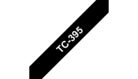 TC-Schriftbandkassetten TC-395, weiß auf schwarz