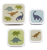 A Little Lovely Company Brot- und Snackdosen Set: Dinosaurier