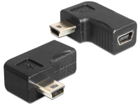 DeLOCK 65448 tussenstuk voor kabels USB-B mini Zwart
