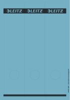Leitz 16870035 etiqueta autoadhesiva Rectángulo Azul 75 pieza(s)