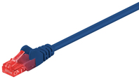 Goobay CAT 6 Patch Cable, U/UTP, 1 m, Blue