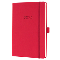 Sigel C2464 Terminkalender Wochen-Terminkalender 192 Seiten Rot