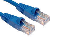 Cables Direct 0.5m Cat5e networking cable Blue U/UTP (UTP)