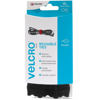 Velcro VEL-EC60466 Kabelbinder Kabelbinder mit Klettverschluss Schwarz