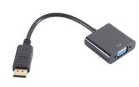 shiverpeaks BS14-05012 adaptador de cable de vídeo VGA (D-Sub) DisplayPort Negro