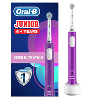 Oral-B Junior 6+ Kind Paars, Wit
