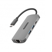 Sitecom CN-378 replicatore di porte e docking station per laptop USB 3.2 Gen 2 (3.1 Gen 2) Type-C Grigio