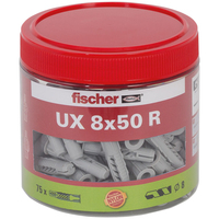 Fischer 531026 kotwa śrubowa/kołek rozporowy 75 szt. Zestaw śrub i kołków rozporowych 50 mm