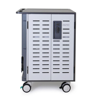 Ergotron DM40-2009-2 portable device management cart& cabinet Libera installazione Argento