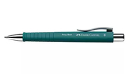 Faber-Castell 241167 balpen Blauw Clip-on retractable ballpoint pen Extra vet 1 stuk(s)