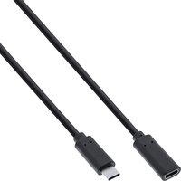 InLine 35771 USB-kabel 1 m USB 3.2 Gen 2 (3.1 Gen 2) USB C Zwart