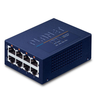 PLANET UPOE-400 switch di rete Fast Ethernet (10/100) Supporto Power over Ethernet (PoE) Blu