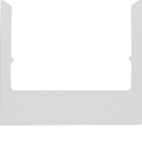 Berker 13192284 Wandplatte/Schalterabdeckung Aluminium