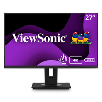 Viewsonic VG Series VG2756-4K Computerbildschirm 68,6 cm (27") 3840 x 2160 Pixel 4K Ultra HD LED Schwarz
