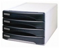 ARDA 13P 4P scatola per la conservazione di documenti Nero