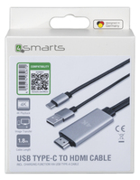 4smarts 4S468661 USB-Grafikadapter 4000 x 2000 Pixel Schwarz