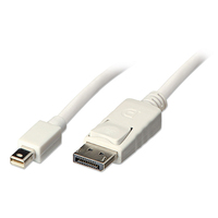 Lindy 3m Mini DisplayPort to DisplayPort Cable, White