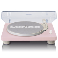 Lenco LS-50PK Audio-Plattenspieler mit Riemenantrieb Pink Manuell