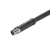 Weidmüller 2050640150 kábel érzékelőhöz és működtető szervhez 1,5 M M12 Fekete