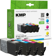 KMP H176VX Druckerpatrone Kompatibel Extrahohe (Super-) Ausbeute Schwarz, Cyan, Magenta, Gelb