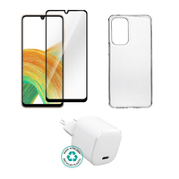 eSTUFF ES-KIT-SAMGALA335G Ladegerät für Mobilgeräte Handy Transparent, Weiß AC Drinnen