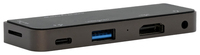 EXSYS EX-1222HM laptop-dockingstation & portreplikator Kabelgebunden USB 3.2 Gen 1 (3.1 Gen 1) Type-C Anthrazit