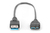 Digitus AK-300117-003-S USB kábel 0,25 M USB 3.2 Gen 1 (3.1 Gen 1) USB A Micro-USB B Fekete