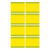 Avery 59373 etiqueta autoadhesiva Rectángulo redondeado Verde, Amarillo 40 pieza(s)