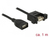 DeLOCK 85460 USB-kabel 1 m USB 2.0 USB A Zwart